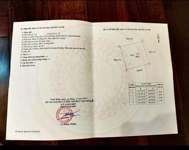 Đất nền Ninh Khang, Hoa Lư 400m² giá 20 tỷ - Đón đầu xu hướng đầu tư!