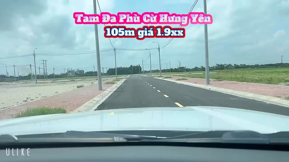 Đất nền Tam Đa Phù Cừ Hưng Yên 105m² giá 1.9 tỷ - Cơ hội đầu tư tuyệt vời!
