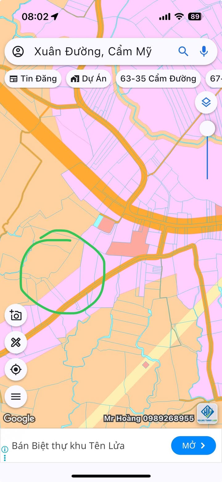 Đất thổ cư diện tích 20.000m² xã Xuân Đường - Giá chỉ 2 tỷ, vị trí đắc địa!