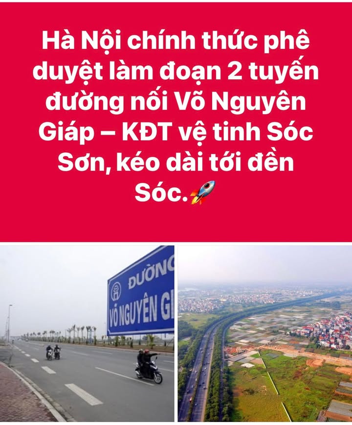 Đất nền Hương Đình, Sóc Sơn 88m² giá 3 tỷ - Đầu tư tiềm năng sinh lời cao!