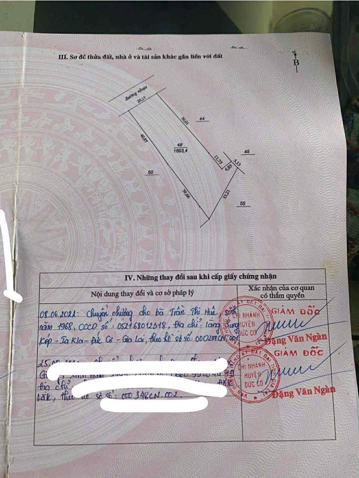 Bán đất xã Ia Dơk, Đức Cơ, Gia Lai - Diện tích 1600m², giá chỉ 1 tỷ VND!