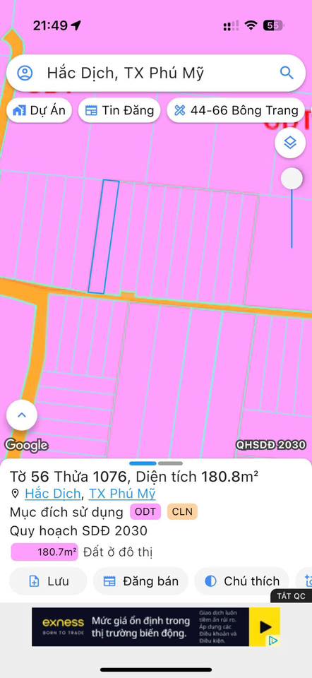 Đất nền Tân Thành, Hồ Chí Minh 170m² giá 1.27 tỷ - Cơ hội đầu tư tuyệt vời!