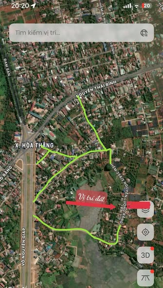 Lô đất Hòa Thắng 315m² giá 1.95 tỷ - Đường nhựa ô tô thoải mái!