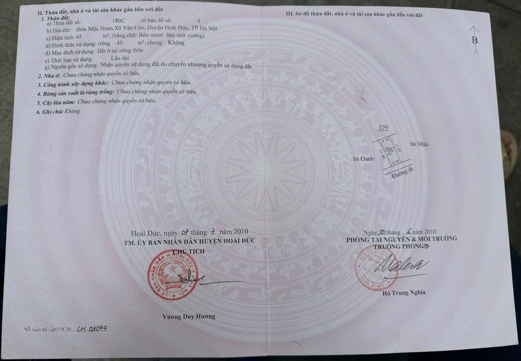 Đất nền Mộc Hoàn An Khánh 45m² giá 3 tỷ - Đầu tư sinh lời ngay!