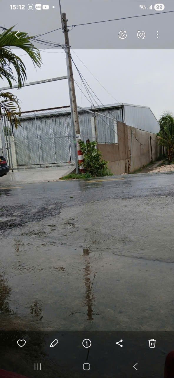 Bán kho xưởng mặt tiền đường Tân Bửu, Bến Lức 400m² - Đường xe công vào tận nơi!