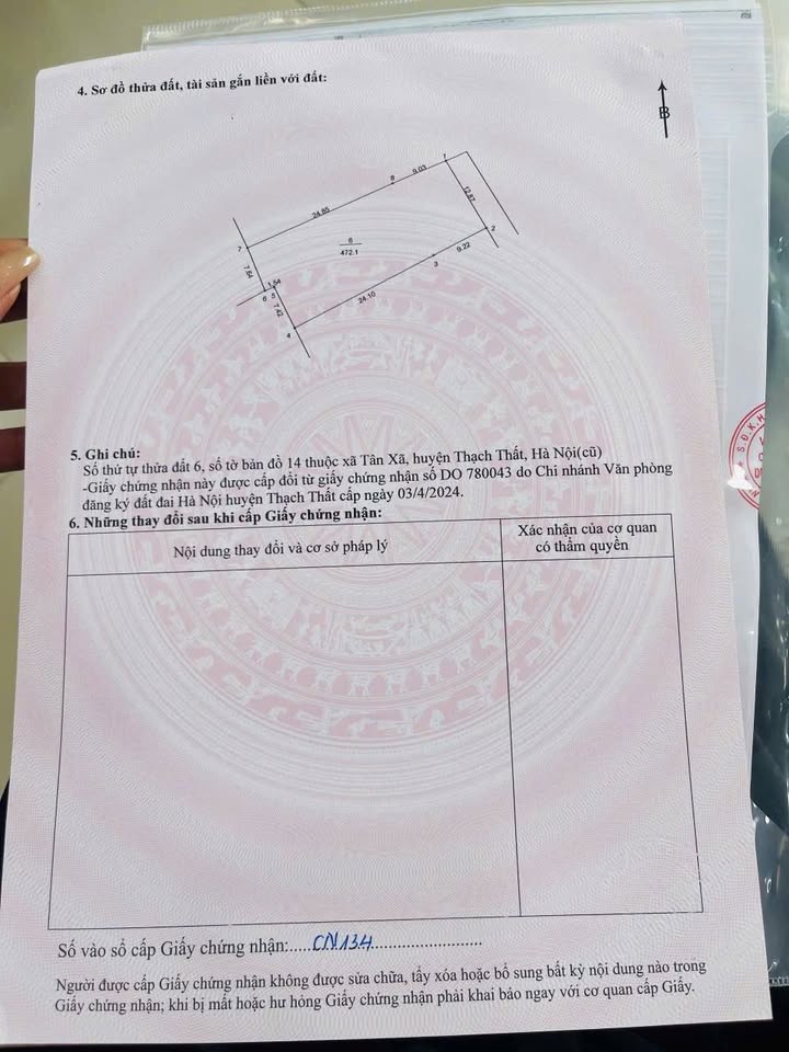 Đất nền Hòa Lạc 472m² giá tốt - Mặt tiền 13m, cơ hội đầu tư hấp dẫn!