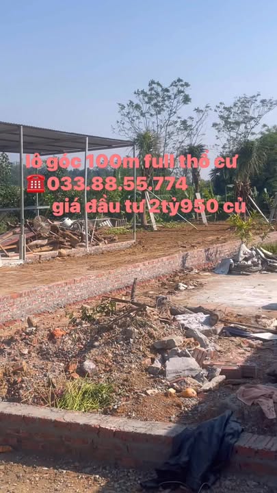 Đất nền thổ cư thôn 3 Phú Cát 100m² giá 2.95 tỷ - Đầu tư sinh lời ngay!