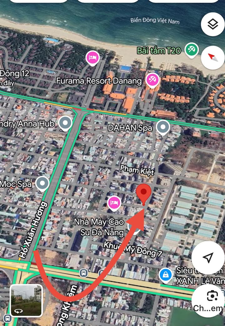 Đất nền Khuê Mỹ Đông 14, Đà Nẵng 134m² giá 26.5 tỷ - Hướng Nam đẹp