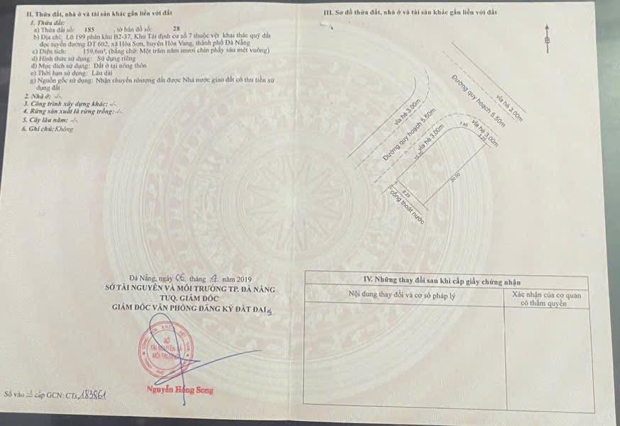 Đất nền lô góc ngã 3 Hòa Khánh 160m² giá 3.95 tỷ - Đối diện công viên Hoà Sơn!