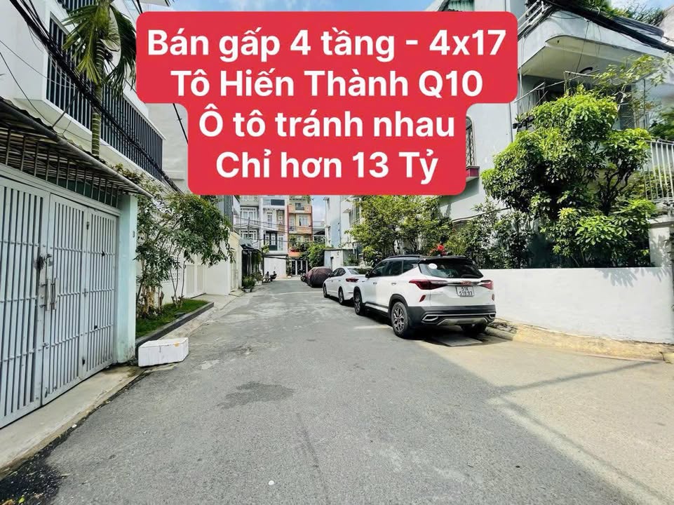 Nhà riêng Tô Hiến Thành Q10 68m² giá 13 tỷ - Bán gấp tài sản hiếm có!