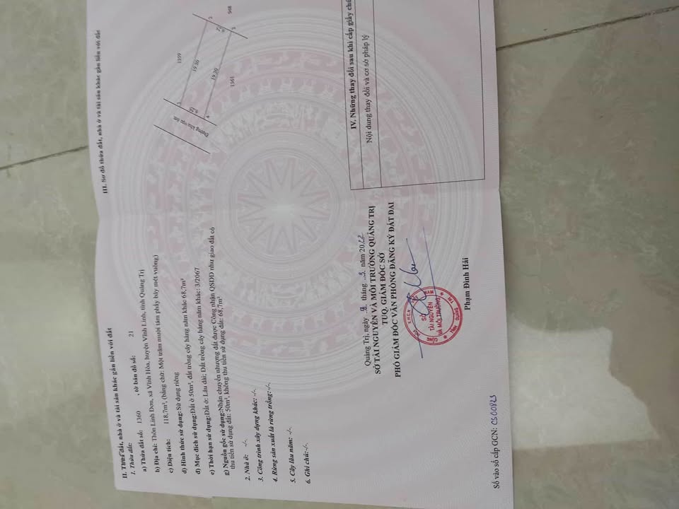 Đất Vĩnh Hòa, Vĩnh Linh 120m² giá thỏa thuận - Cơ hội đầu tư tuyệt vời!