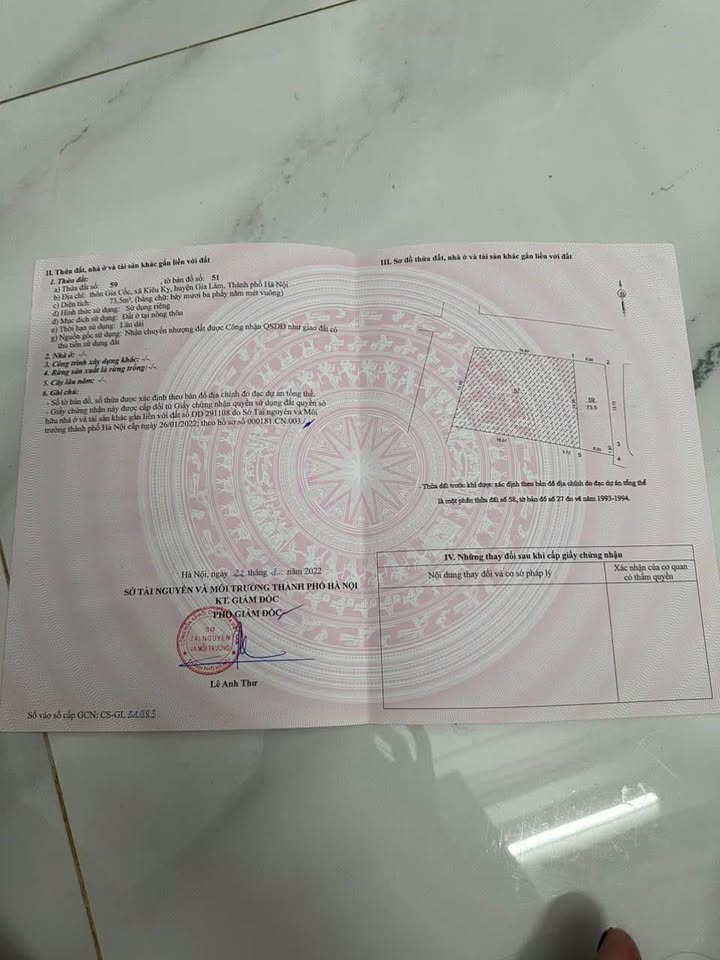 Đất góc 2 mặt tiền thôn Gia Cốc 73m² giá 7.35 tỷ - Đầu tư sinh lời ngay!