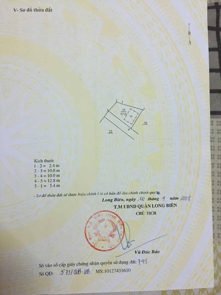 Đất Tư Đình Long Biên 97m² giá 22.34 tỷ - Đầu tư tiềm năng với mặt tiền rộng!