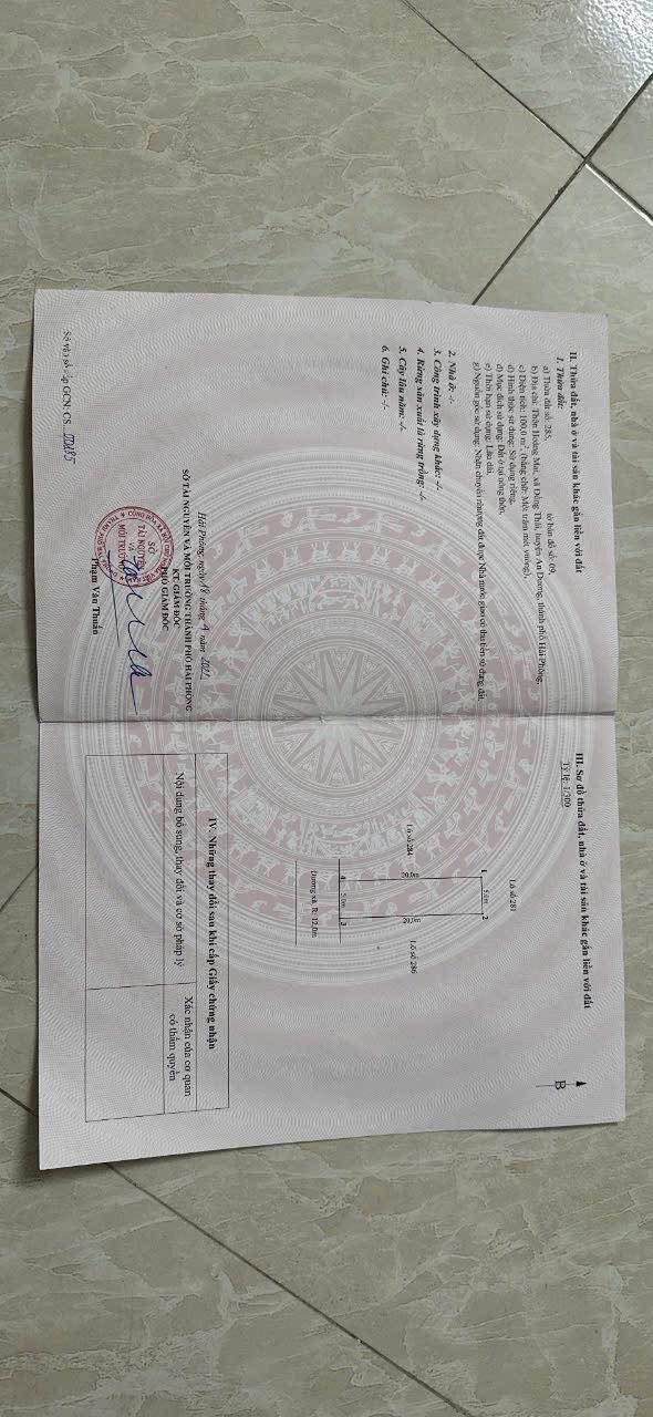 Đất nền Chung Cư Hoàng Mai An Đồng 100m² - Vị trí đắc địa, giá thỏa thuận!