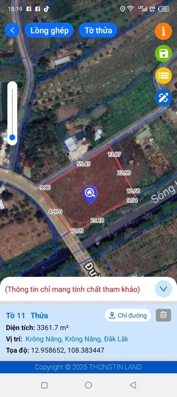 Đất nền 3150m² Quốc lộ 29, Krông Năng - View sông hữu tình, giá 3.2 tỷ