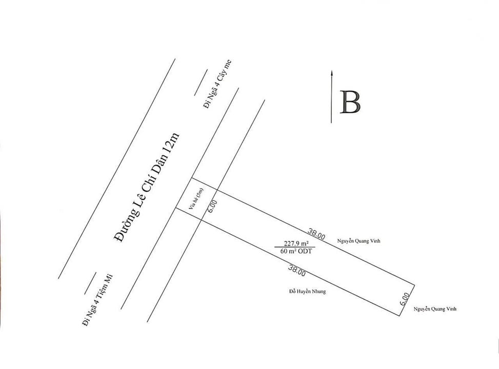 Đất nền mặt tiền Lê Chí Dân, Tân An 228m² giá 4.5 tỷ - Cơ hội đầu tư hấp dẫn!