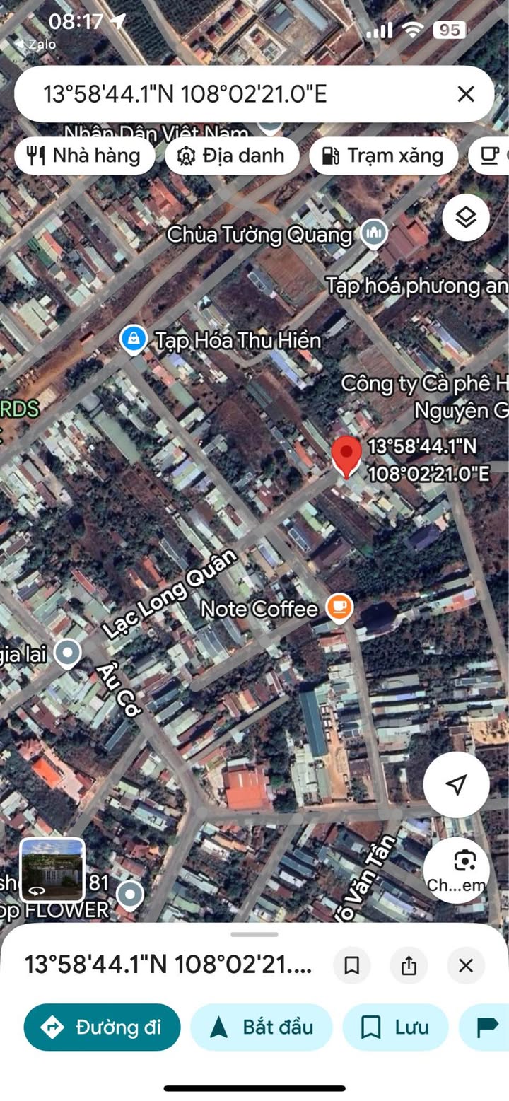 Đất nền Lạc Long Quân, Pleiku 528m² giá 2 tỷ - Cơ hội đầu tư tuyệt vời!