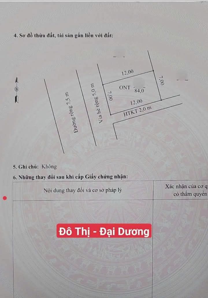 Đất nền Khu Đô Thị Đại Dương - Hưng Thịnh - 84m² giá 3 tỷ - Đầu tư sinh lời ngay!