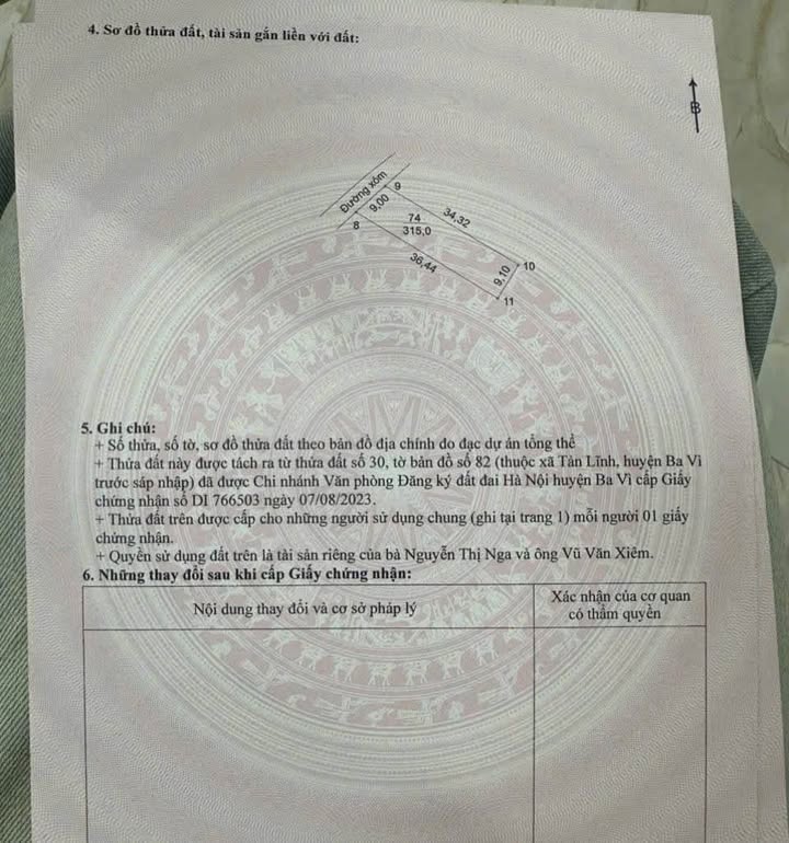 Đất nền Tản Lĩnh, Ba Vì 315m² giá 2.1 tỷ - Sổ đỏ chính chủ, đầu tư sinh lời!