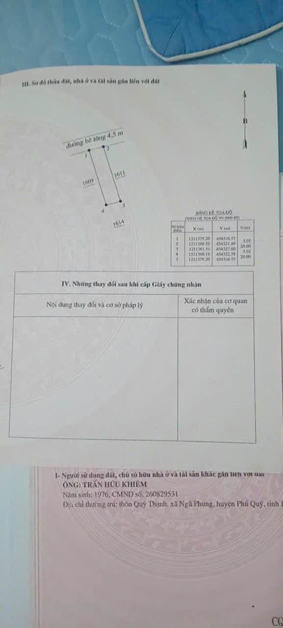 Đất nền Phong Nẫm 100m² giá 750 triệu - Cơ hội đầu tư tuyệt vời!
