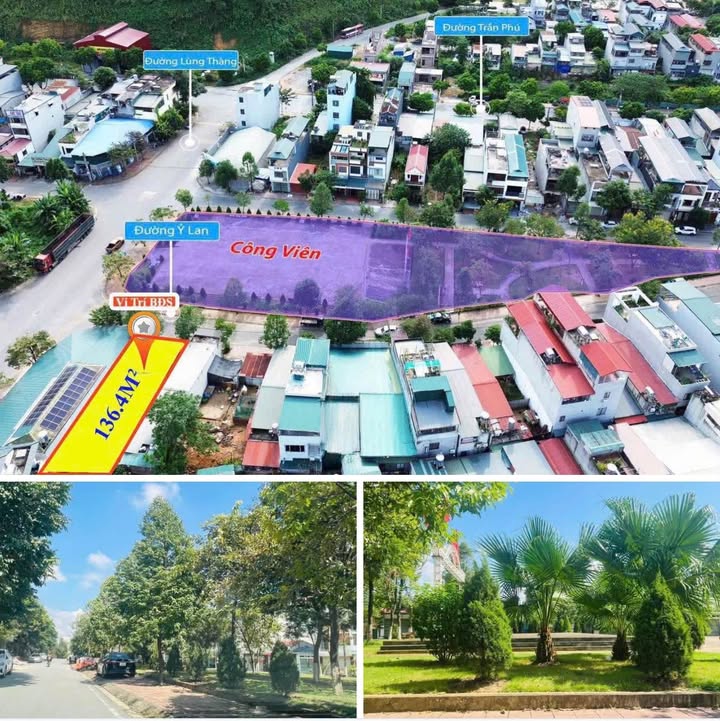 Đất nền đường Ỷ Lan, phường Nam Cường 136m² giá 3 tỷ - Đối diện công viên xanh mát!