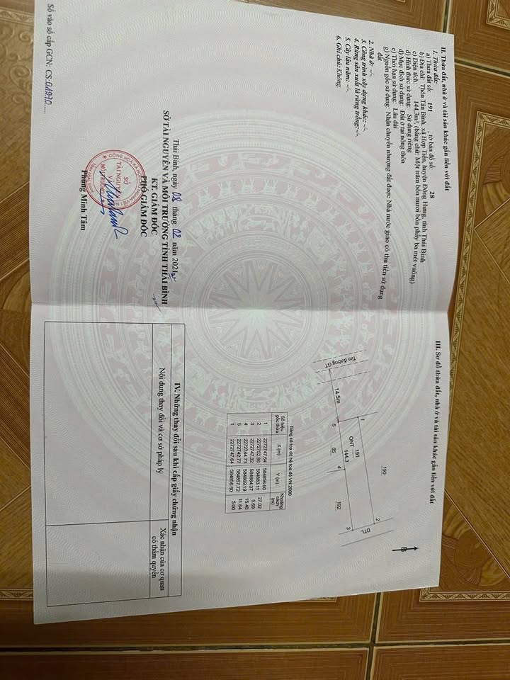 Đất nền thôn Tân Bình, xã Hợp Tiến, 144m² - Vị trí đắc địa, giá tốt!