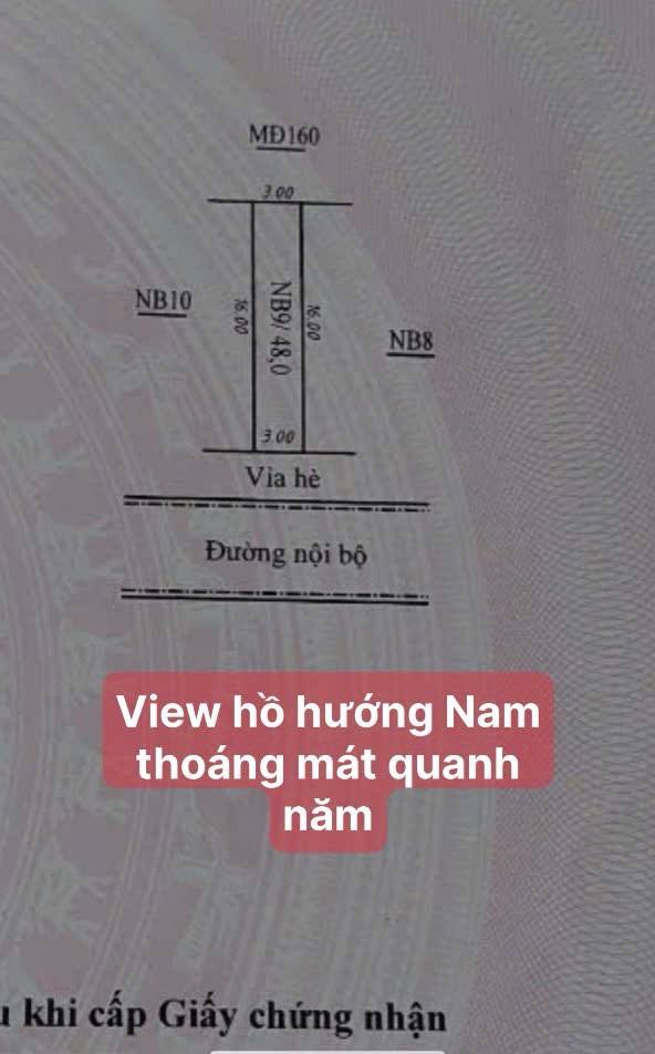 Đất nền Tiên Dược, Sóc Sơn 48m² giá 4 tỷ - View hồ thoáng mát!