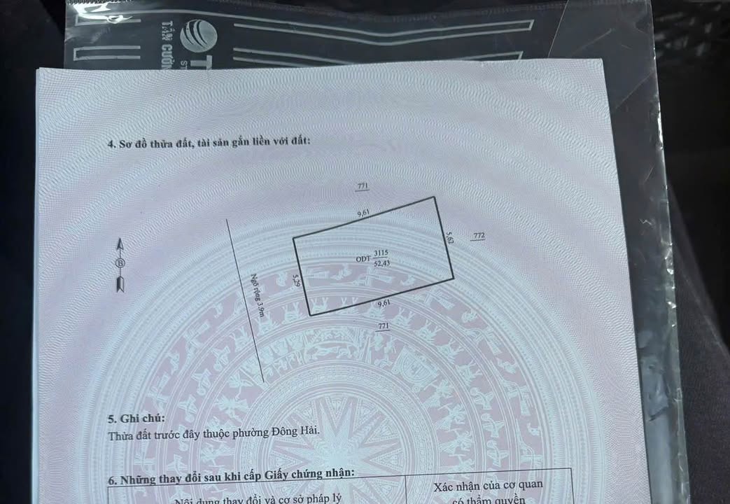 Bán lô đất đường Lai Thành, phường Đông Hương, 53m² - Đường ô tô thông tứ phía!