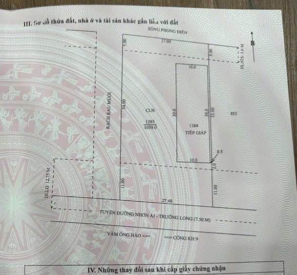 Đất vườn nghỉ dưỡng Nhơn Ái 1350m² giá 2 tỷ - Tiềm năng đầu tư hấp dẫn!