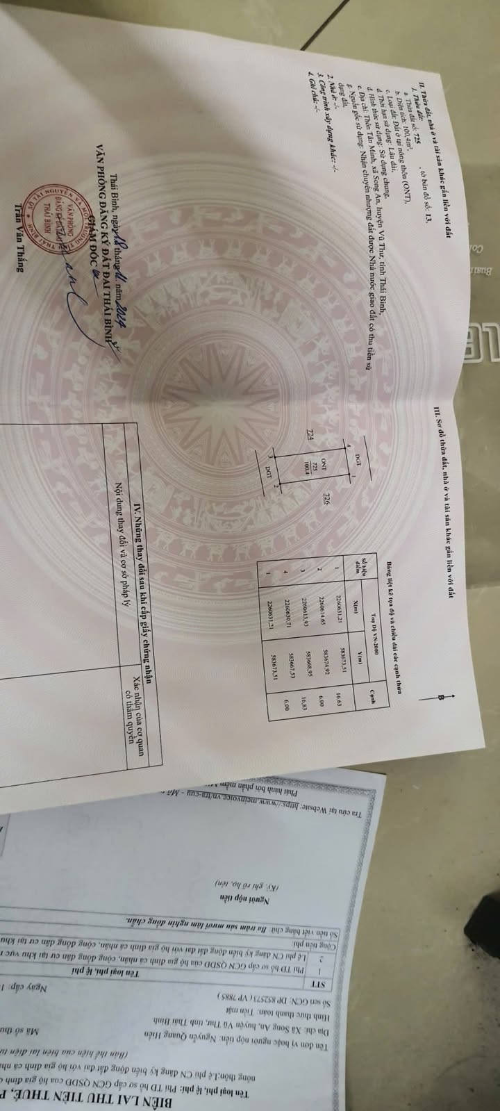 Đất nền tái định cư Song An, Vũ Thư 100,4m² giá 1,95 tỷ - Đầu tư sinh lời ngay!