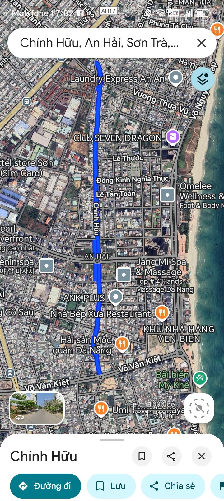 Đất nền Chính Hữu Sơn Trà 220m² - Hướng Đông Nam, giá thỏa thuận!