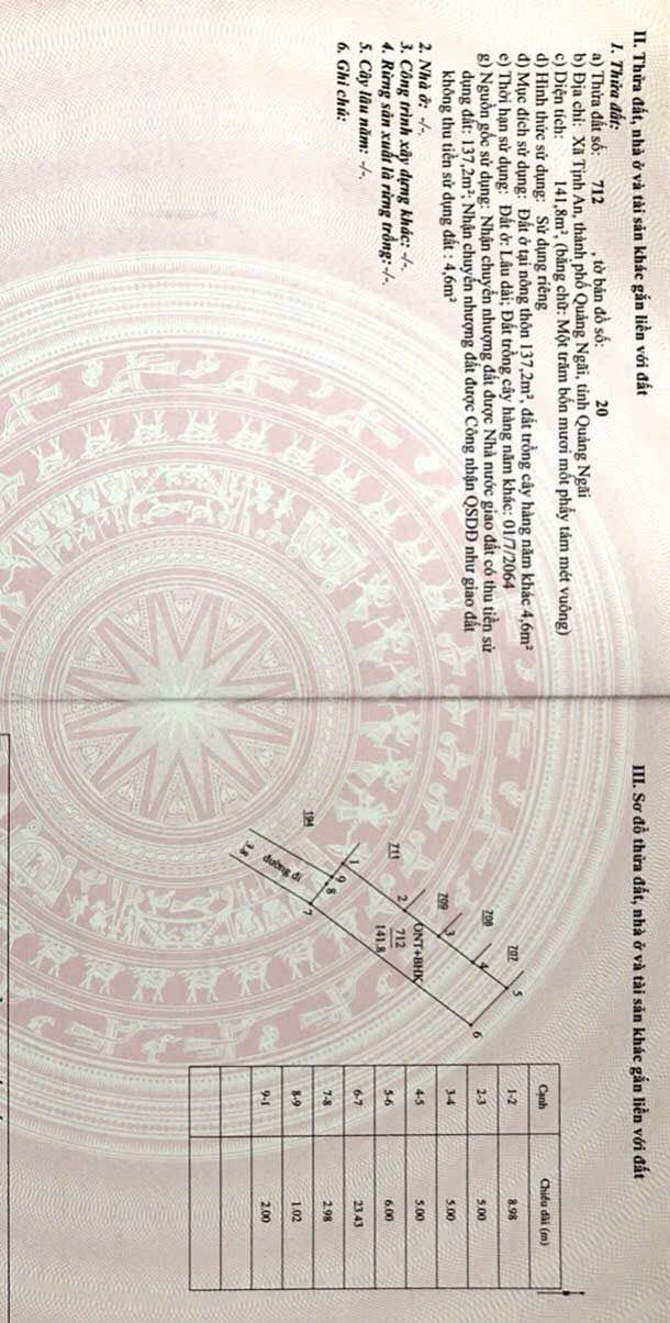 Đất nền Tịnh An 140m² giá chỉ 500 triệu - Đầu tư sinh lời ngay!