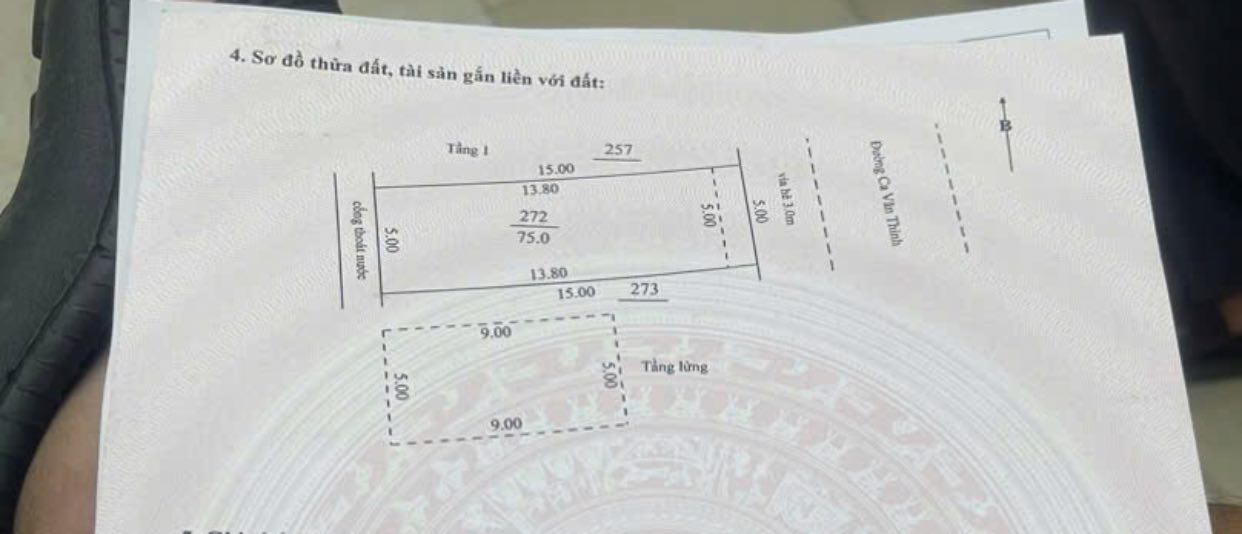Nhà gác lửng đường Ca Văn Thỉnh, Hòa Cường 75m² giá 7 tỷ - Cơ hội đầu tư tuyệt vời!