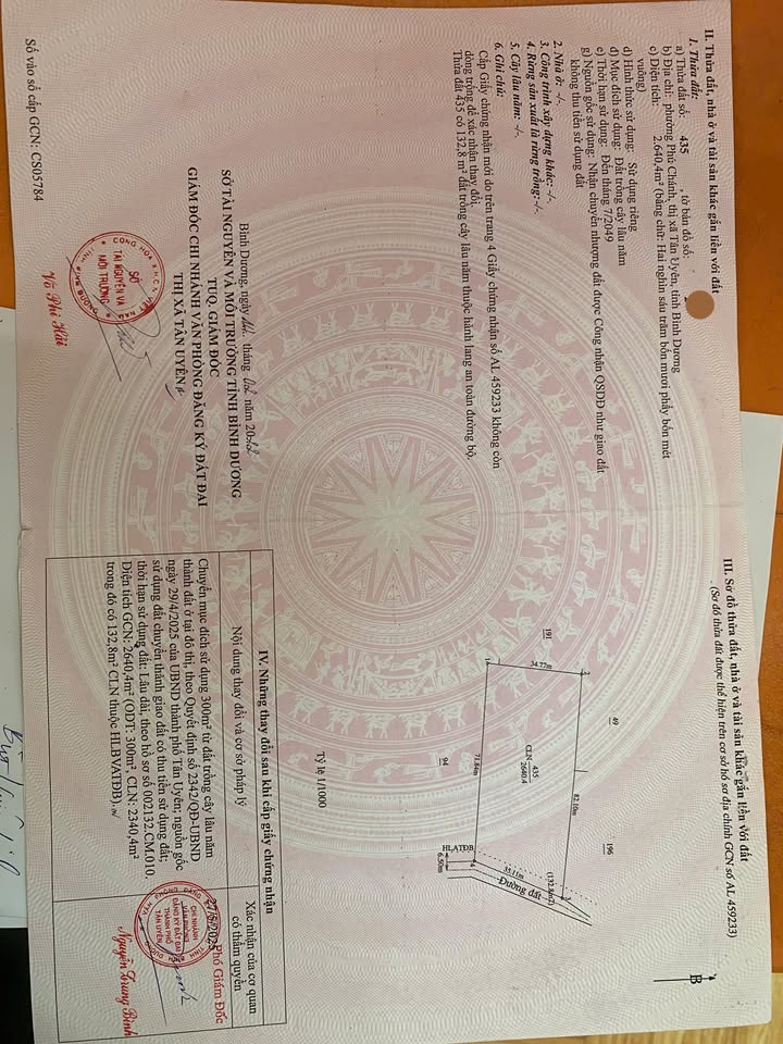 Đất nền Phú Chánh, Tân Uyên 2641m² chỉ 15 tỷ - Đầu tư sinh lời ngay!