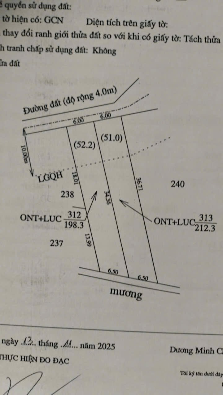 Đất thổ cư 204m² tại xã Truông Mít, Gò Dầu - Giá cực tốt chỉ 390 triệu!