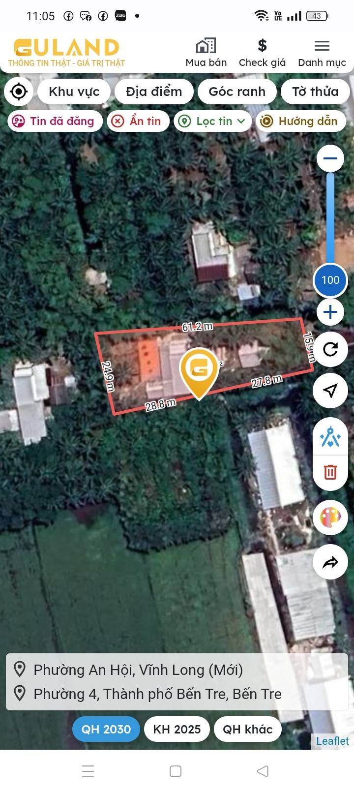 Đất nền 300m² gần chợ Tân An - Thỏa thuận giá trực tiếp với chủ!