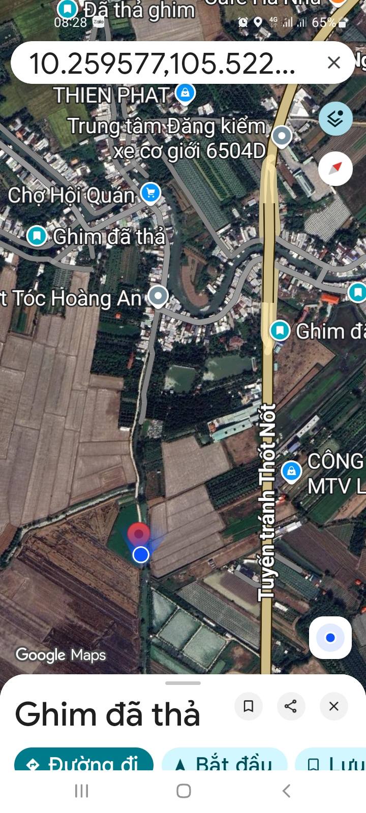 Đất nền Trung Nhứt, Thốt Nốt, Cần Thơ 421m² giá 1.2 tỷ - Gần chợ hội quán!