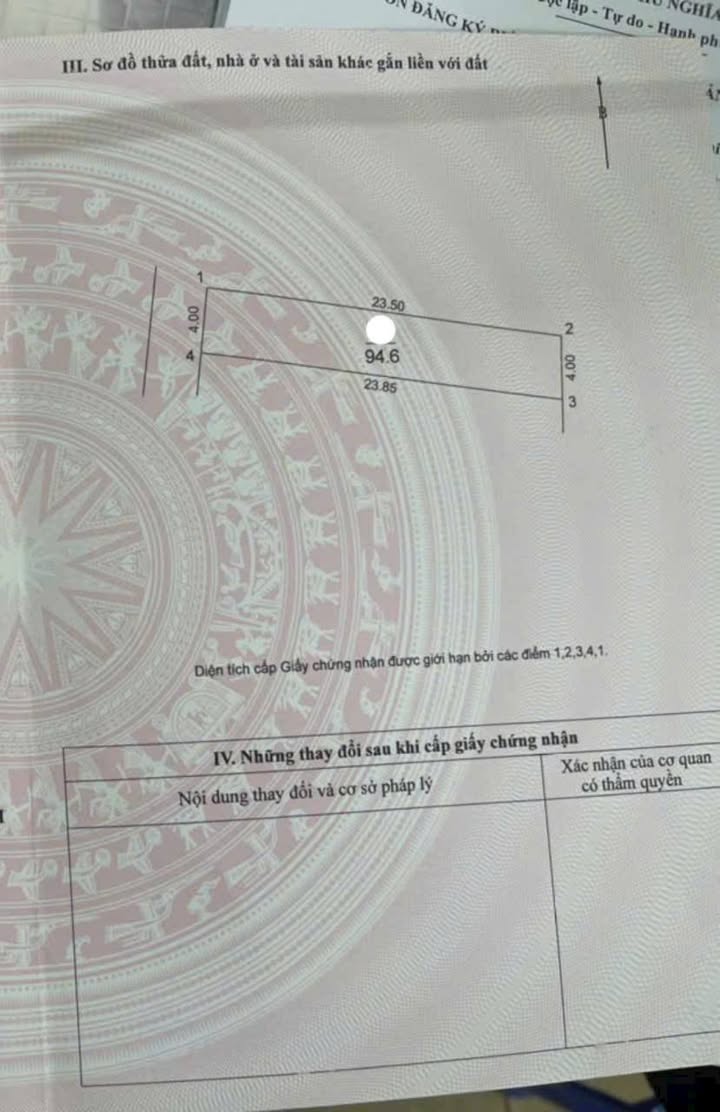 Đất nền Bắc Hồng 94m² giá 6 tỷ - Ô tô thông tứ phía, gần chợ!