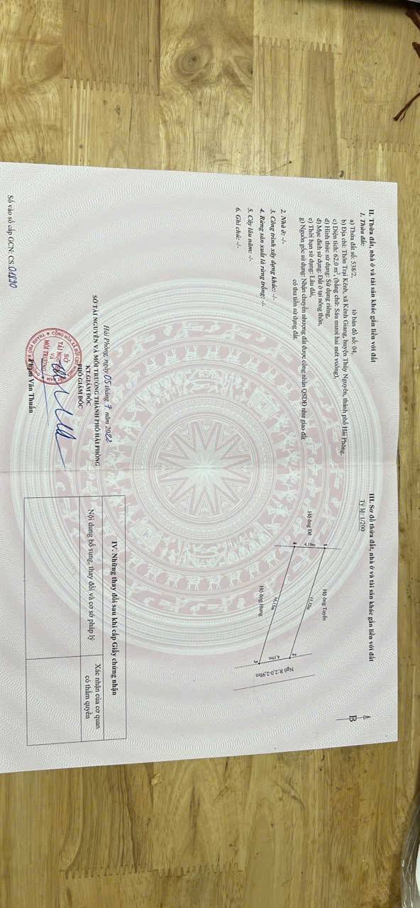 Đất nền Kênh Giang, Thủy Nguyên 62m² giá 700 triệu - Cơ hội đầu tư sinh lời cao!