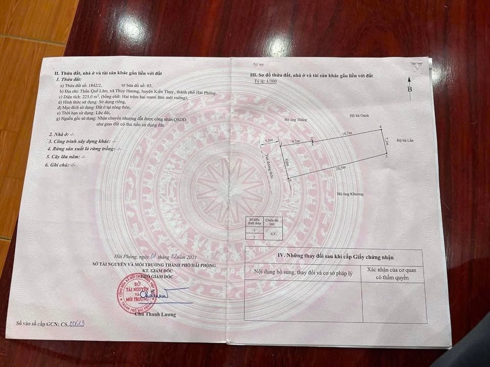 Đất nền Quế Lâm, Thụy Hương, Kiến Thụy 225m² - Mặt tiền siêu rộng 9,6m chỉ 4.5 tỷ!