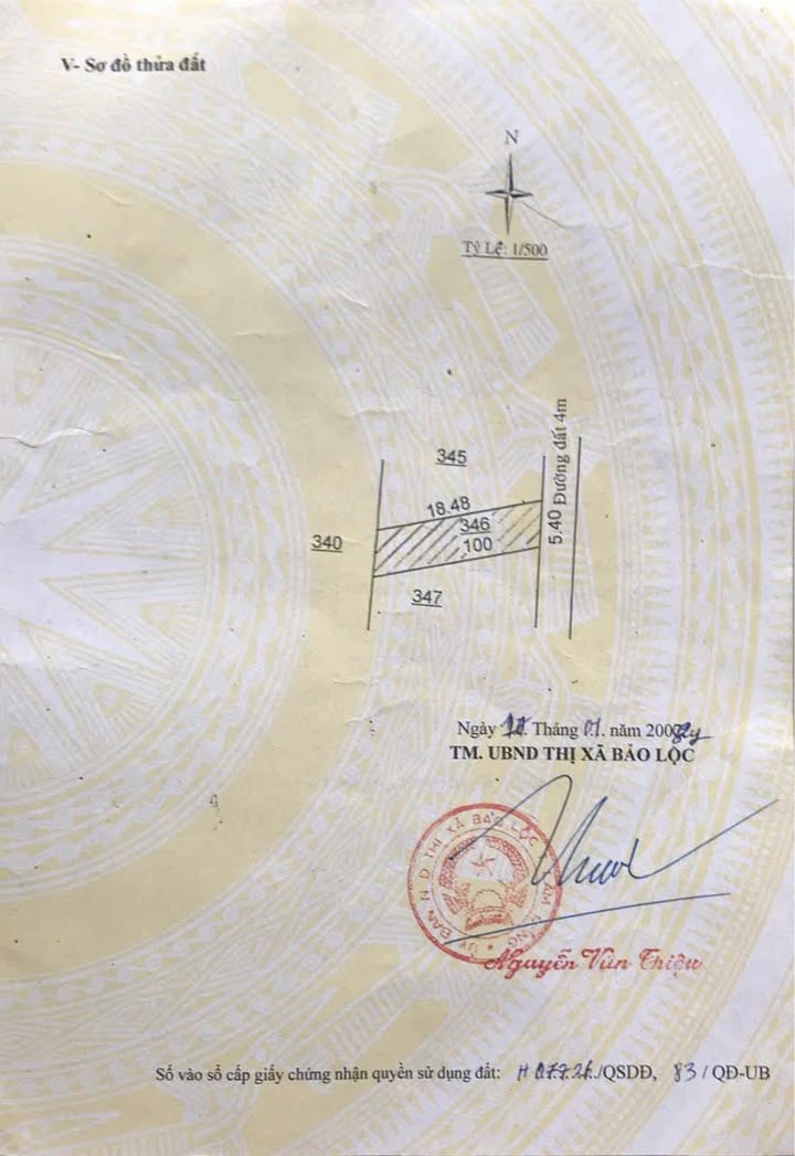 Đất nền Lộc Châu Bảo Lộc 100m² giá 750 triệu - Cơ hội đầu tư tuyệt vời!