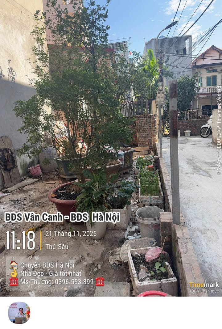 Đất thổ cư Vân Canh 30m² giá thỏa thuận - Lô góc thoáng đãng!