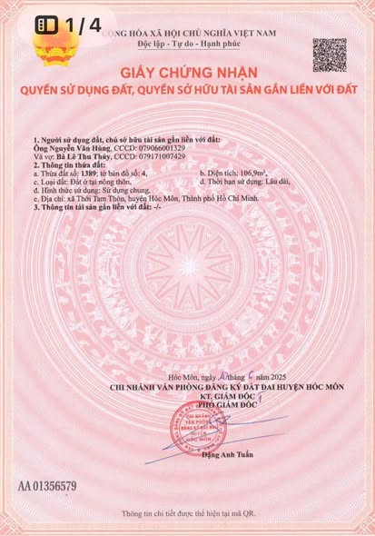 Đất lô góc 270m² đường Trung Đông 7, Thới Tam Thôn, giá 9.6 tỷ - Đầu tư sinh lời ngay!