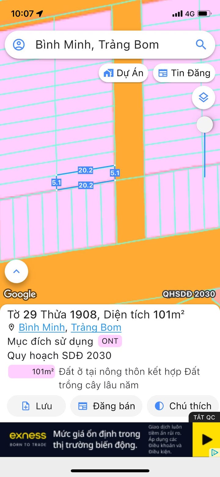 Đất liền kề TDC Bình Minh - Đồng Nai 100m² giá chỉ 1.1 tỷ - Sổ đỏ chính chủ!