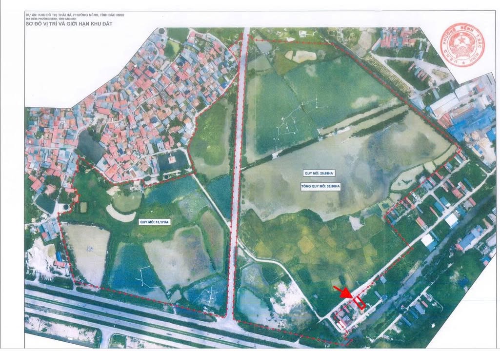 Đất nền KDC TDP Bẩy, Tăng Tiến, Bắc Giang 100m² - Đối diện khu đô thị Thái Hà sắp khởi công!