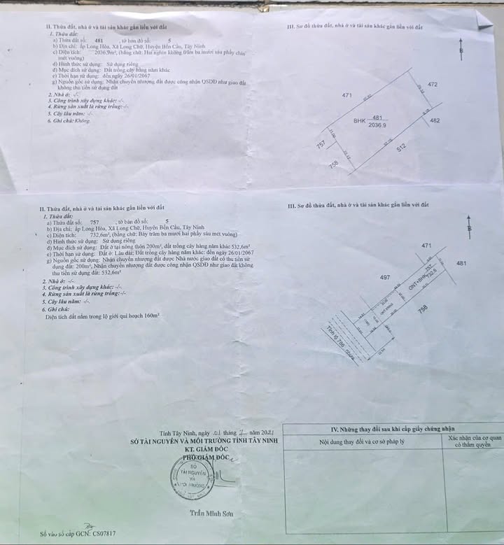 Đất thổ cư 200m² tại Tỉnh lộ 786, Tây Ninh - Giá chỉ 2,5 tỷ