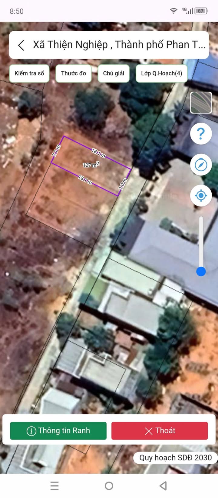 Đất thổ cư mặt tiền bê tông 126,9m² tại Thiện Nghiệp, Phan Thiết - Pháp lý rõ ràng, giá tốt!