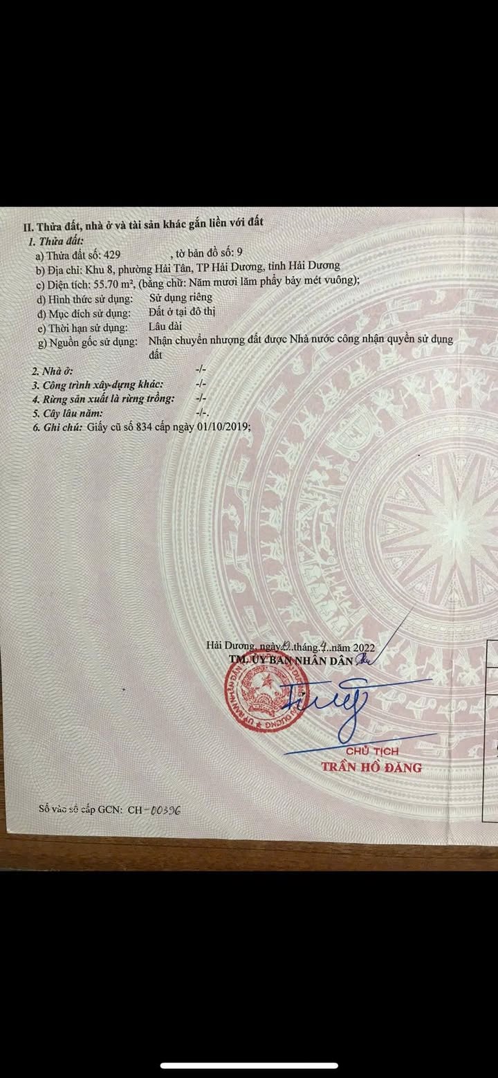 Đất góc phố Vũ Nạp, Hải Tân, Hải Dương 55m² - Giá cực tốt chỉ 4x triệu/m²!