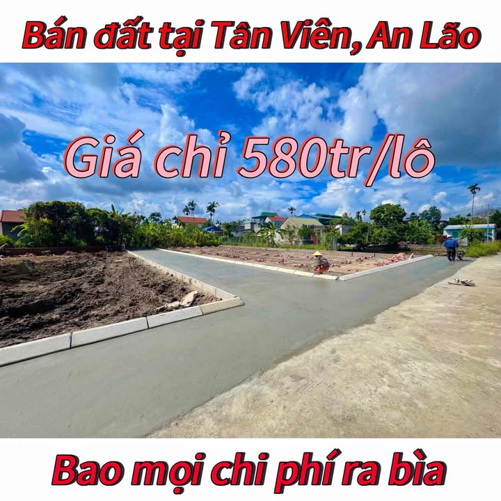 Đất nền Tân Viên An Lão 67m² chỉ 580 triệu - Đầu tư sinh lời cao!