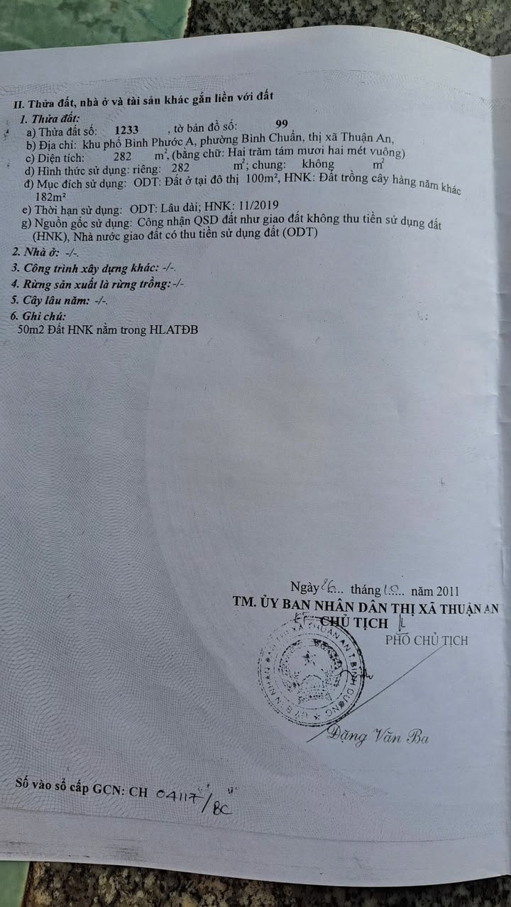 Cặp trọ mặt tiền kinh doanh đường Bình Chuẩn 34, 280m² giá 6.5 tỷ - Đầu tư sinh lời ngay!